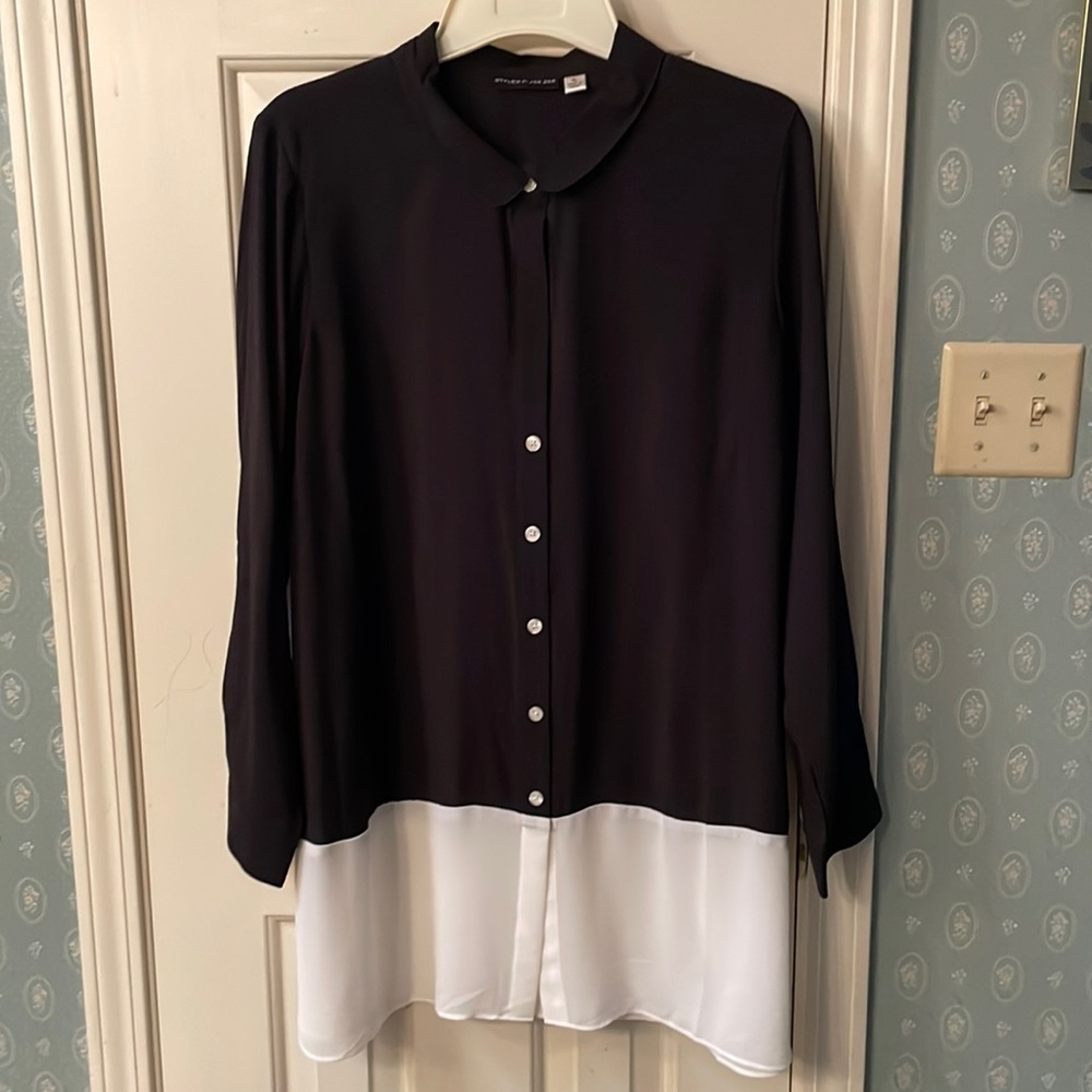 New without tags Joe Zee Colorblock Blouse